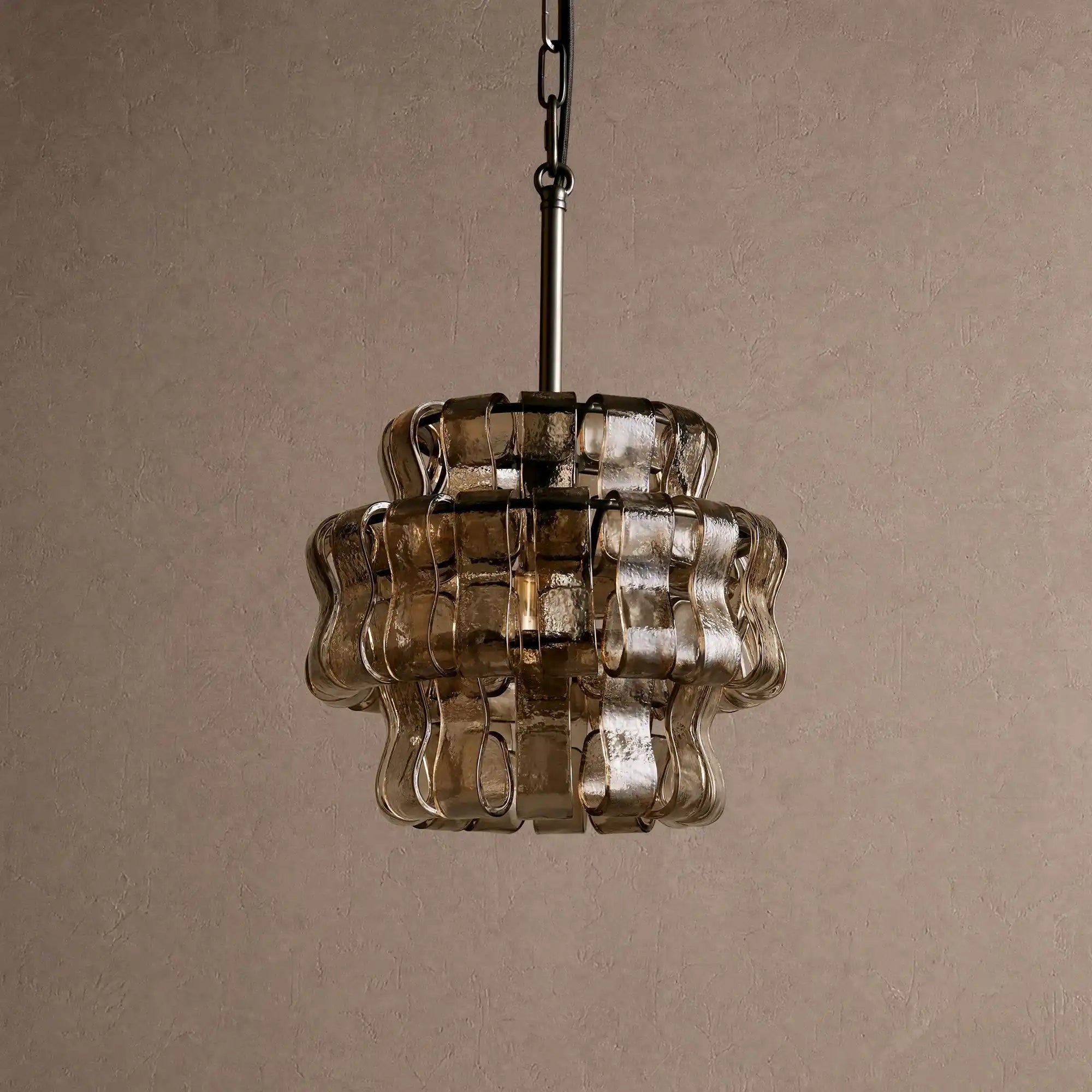 Ghiaccio Pendant Light - BlackSmokeBlushlighting