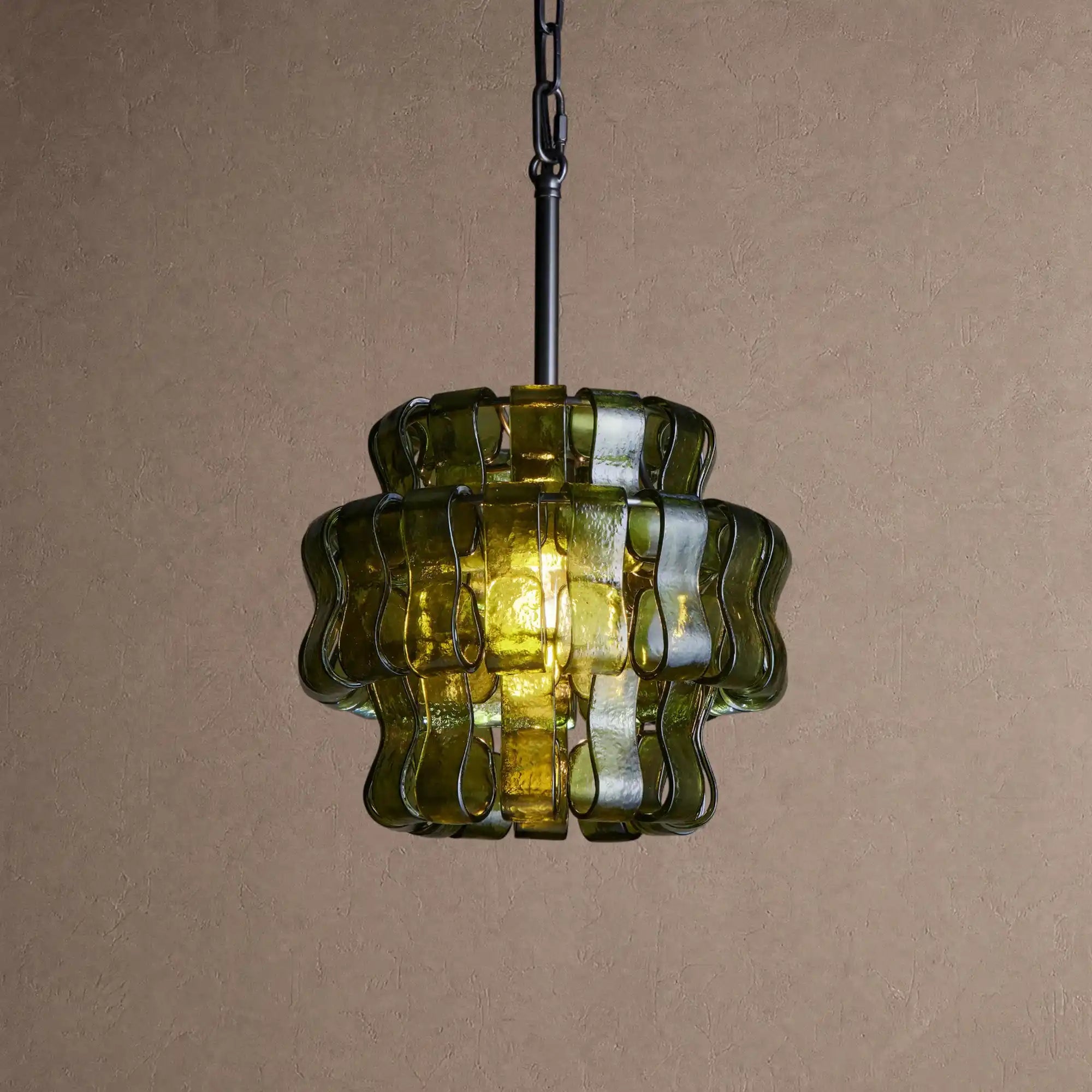 Ghiaccio Pendant Light - BlackGreenBlushlighting