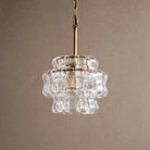 Ghiaccio Pendant Light - BrassClearBlushlighting