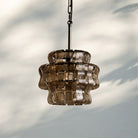 Ghiaccio Pendant Light - BrassClearBlushlighting