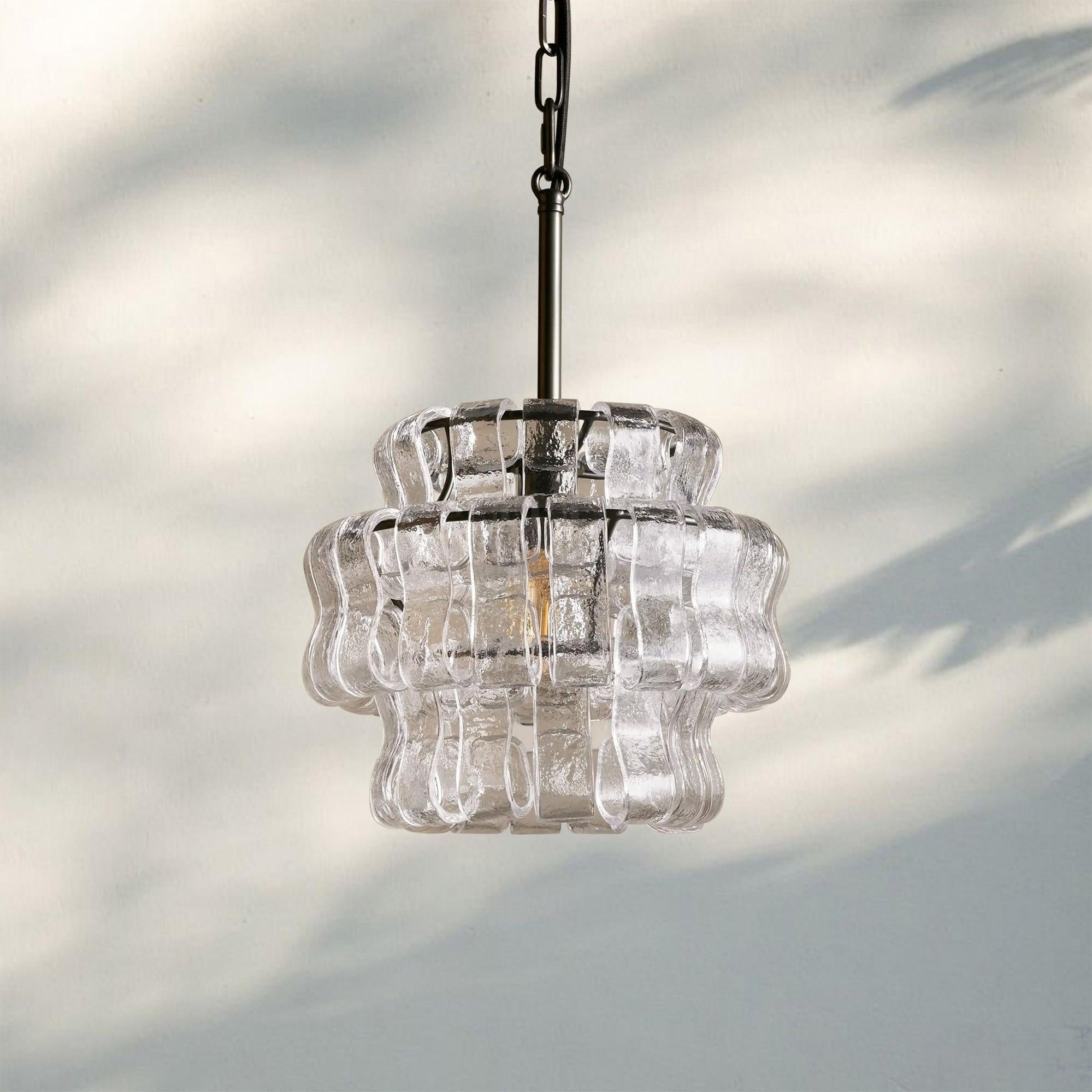 Ghiacio Pendant-Bronze-Clear-