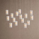 Giana Rectangular Chandelier 15/30-Light - 15-LightBlushlighting