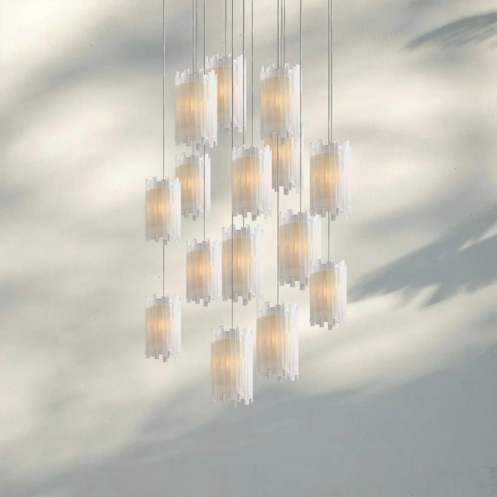 Giana Round Chandelier 15/36 Light - 15 - LightBlushlighting