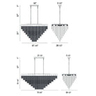 Gildora Linear Chandelier - Gold47.3”Blushlighting