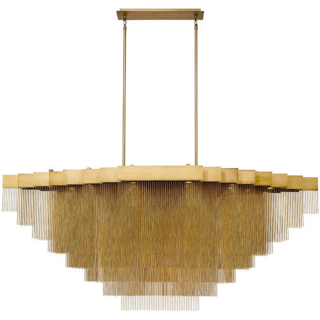 Gildora Linear Chandelier - Gold72.8”Blushlighting