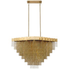 Gildora Linear Chandelier - Gold47.3”Blushlighting