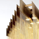 Gildora Linear Chandelier - Gold47.3”Blushlighting