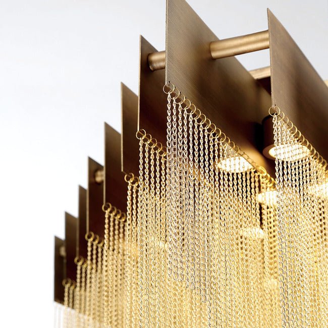 Gildora Linear Chandelier - Gold47.3”Blushlighting