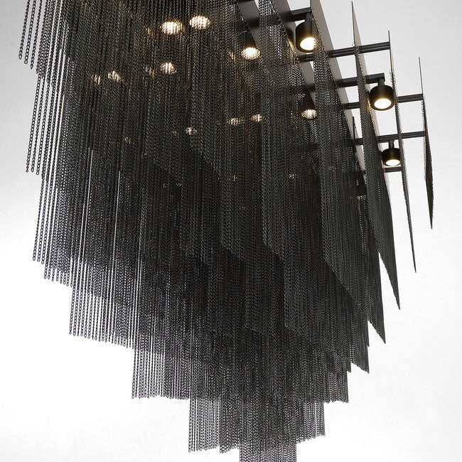 Gildora Linear Chandelier - Gold47.3”Blushlighting