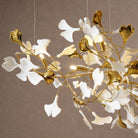 Gingko Cluster Chandelier - L 137.8″ x H 118.1″ / L 350cm x H 300cmGold & WhiteBlushlighting