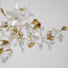 Gingko Combination Chandelier - L 137.8″ x H 118.1″ / L 350cm x H 300cmNickel & WhiteBlushlighting