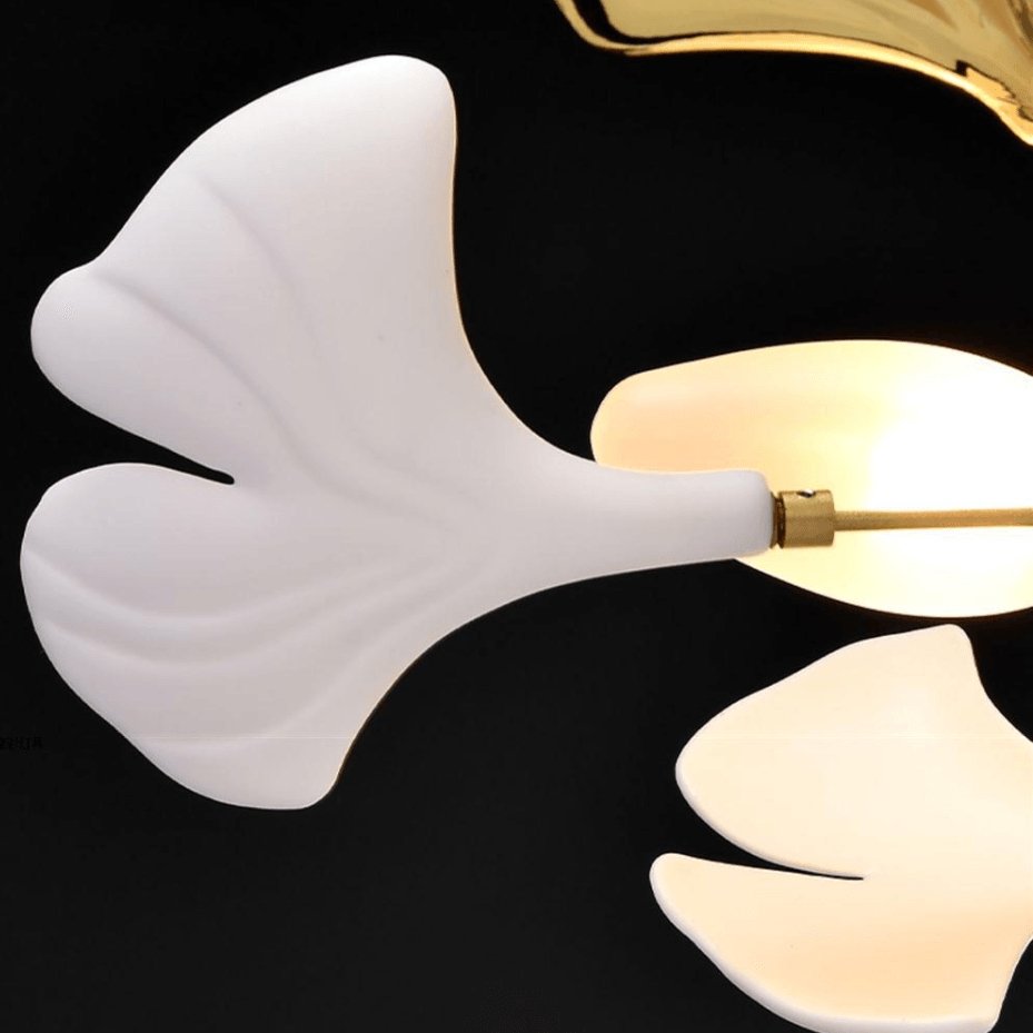 Gingko Combination Chandelier - L 137.8″ x H 118.1″ / L 350cm x H 300cmGold & WhiteBlushlighting
