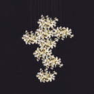 Gingko Leaves Chandelier - Support Customized DrawingsWhite & GoldBlushlighting