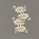 Gingko Leaves Chandelier - Support Customized DrawingsWhite & GoldBlushlighting