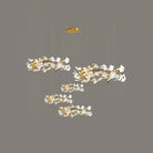 Gingko Leaves Chandelier - Support Customized DrawingsWhite & GoldBlushlighting