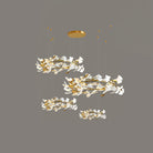 Gingko Leaves Chandelier - Support Customized DrawingsWhite & GoldBlushlighting