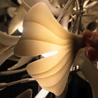 Gingko Leaves Chandelier - L 196.8″ x W 31.5″ x H 59.1″White & GoldBlushlighting