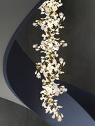 Gingko Leaves Chandelier - Support Customized DrawingsWhite & GoldBlushlighting