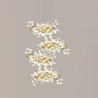Gingko Leaves Chandelier - Support Customized DrawingsWhite & GoldBlushlighting
