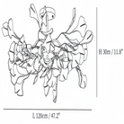 Gingko Luxury Chandelier Style B-