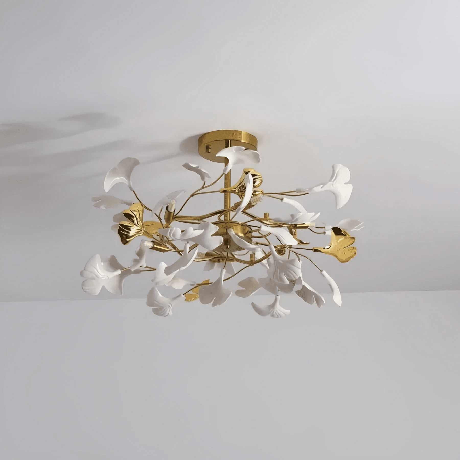 Gingko Luxury Chandelier Style B - Dia 47.2″(120cm) x H 11.8″(30cm) ( G9*12 )Blushlighting