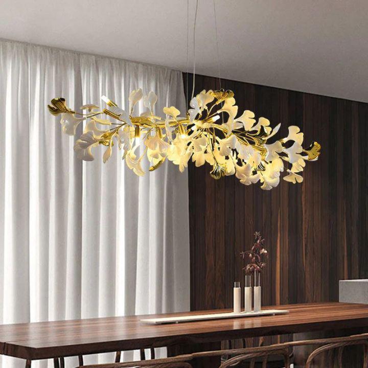 Ginkgo Luxury Chandelier Style C - L 31.5″(80cm) x W 17.7″(45cm) x H 13.8″(35cm) (G9*6)Blushlighting