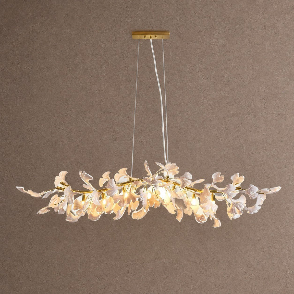 Ginkgo Luxury Chandelier Style C - L 31.5″(80cm) x W 17.7″(45cm) x H 13.8″(35cm) (G9*6)Blushlighting