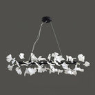 Ginkgo Luxury Chandelier Style E-chandeliers for dining room,chandeliers for stairways,chandeliers for foyer,chandeliers for bedrooms,chandeliers for kitchen,chandeliers for living room-4 Lights: L 39.4''(100cm) x W 11.8''(30cm)-Black+White-Blushlighting