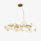 Ginkgo Luxury Chandelier Style E-chandeliers for dining room,chandeliers for stairways,chandeliers for foyer,chandeliers for bedrooms,chandeliers for kitchen,chandeliers for living room-4 Lights: L 39.4''(100cm) x W 11.8''(30cm)-Gold+White-Blushlighting