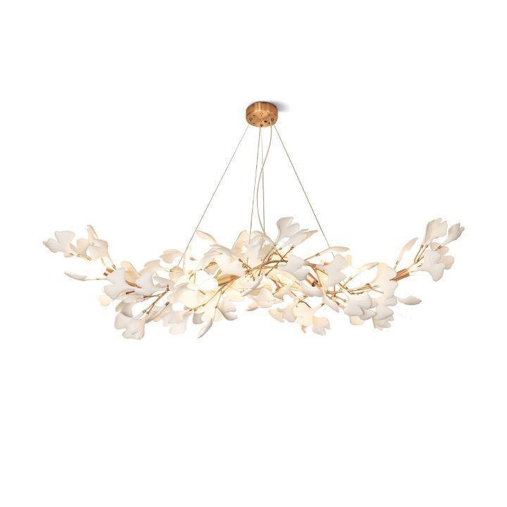 Ginkgo Luxury Chandelier Style F - 8 Lights: L 39.3''(100cm) x W17.7''(45cm) x H 59''(150cm)Blushlighting