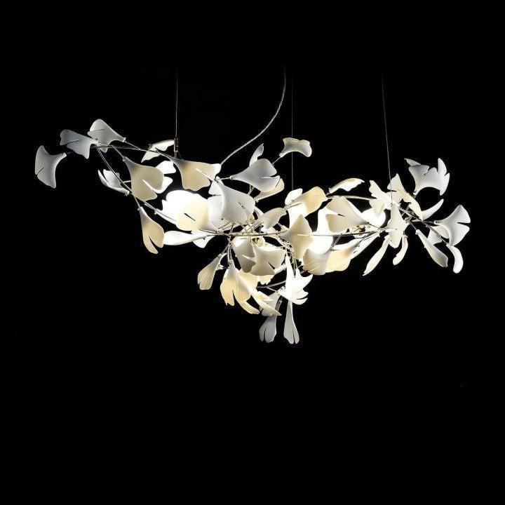 Ginkgo Luxury Chandelier Style G-chandeliers for dining room,chandeliers for stairways,chandeliers for foyer,chandeliers for bedrooms,chandeliers for kitchen,chandeliers for living room-6 Lights: L 39.4''(100cm) x H 15.7''(40cm)59''(150cm)-Blushlighting