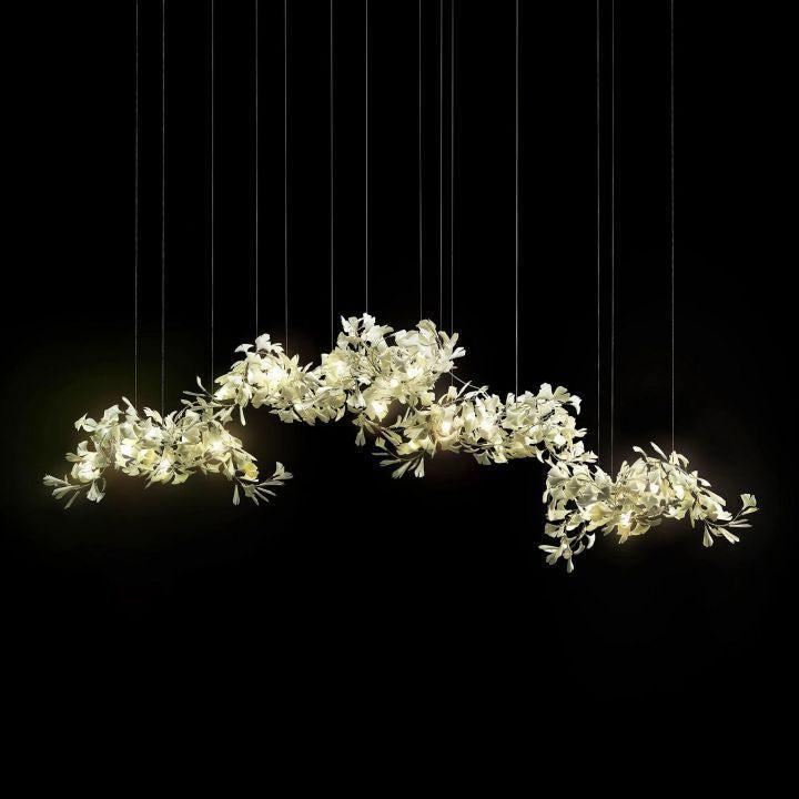 Ginkgo Luxury Chandelier Style H-chandeliers for dining room,chandeliers for stairways,chandeliers for foyer,chandeliers for bedrooms,chandeliers for kitchen,chandeliers for living room-15 Lights: L78.7(200cm) x H78.7(200cm)-Blushlighting