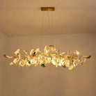 Ginkgo Luxury Linear Chandelier Style C-L 39.4″(100cm) x W 17.7″(45cm) x H 15.7″(40cm) (G9*8)-