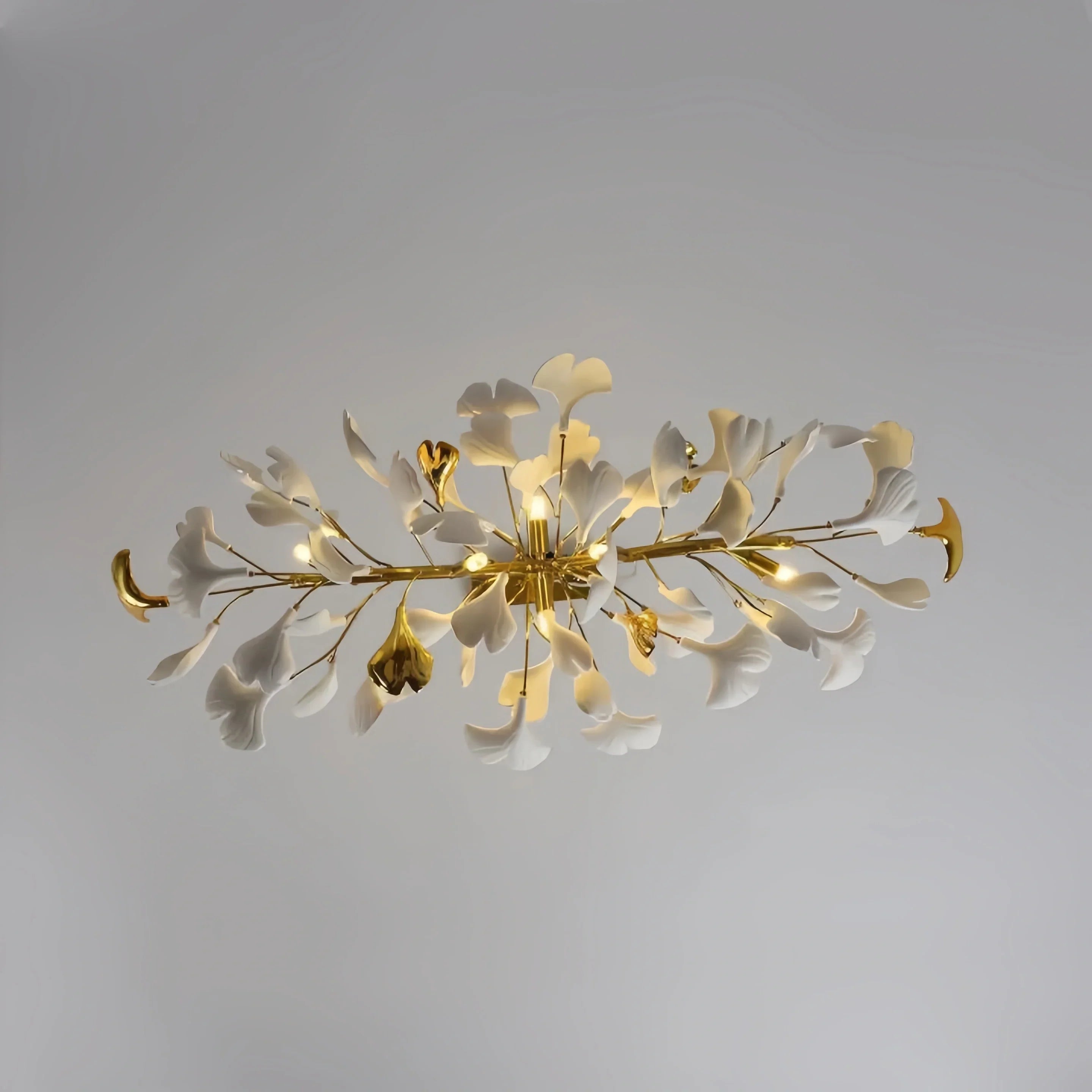 Ginkgo Luxury Linear Chandelier Style C - L 31.5″(80cm) x W 17.7″(45cm) x H 13.8″(35cm) (G9*6)Blushlighting