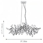 Ginkgo Luxury Linear Chandelier Style C-