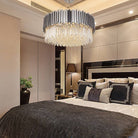 Giovanni Crystal Round Chandelier Polished Chrome-Blushlighting-Blushlighting