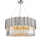 Giovanni Crystal Round Chandelier Polished Chrome-Blushlighting-Blushlighting