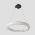 Glacera Alabaster Round Chandelier 19'' 27'' 36'' 60''D - D 35.4"BronzeBlushlighting