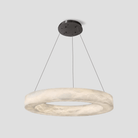 Glacera Alabaster Round Chandelier 19'' 27'' 36'' 60''D - D 19.7"BronzeBlushlighting