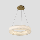 Glacera Alabaster Round Chandelier 19'' 27'' 36'' 60''D - D 19.7"BrassBlushlighting