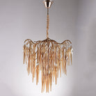 Glacier Organic Branch Round Chandelier - 20" diameterDark CopperBlushlighting