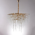 Glacier Organic Branch Round Chandelier - 20" diameterDark CopperBlushlighting