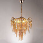 Glacier Organic Branch Round Chandelier - 20" diameterDark CopperBlushlighting