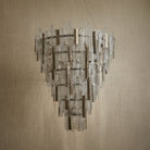 Glacier Textured Glass Round Chandelier - Ø48" × H59.1" (Ø122 × H150 cm)Blushlighting