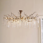 Glamour Dripstone Chandelier - L 49.2″(125cm) x W 27.6″(70cm) x H 27.6″(70cm)Bronze + ClearBlushlighting