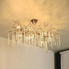 Glamour Dripstone Chandelier - L 39.4″(100cm) x W 23.6″(60cm) x H 27.6″(70cm)Bronze + ClearBlushlighting