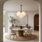 Glass Rod Chandelier - Φ800*H550mm/15LBlushlighting