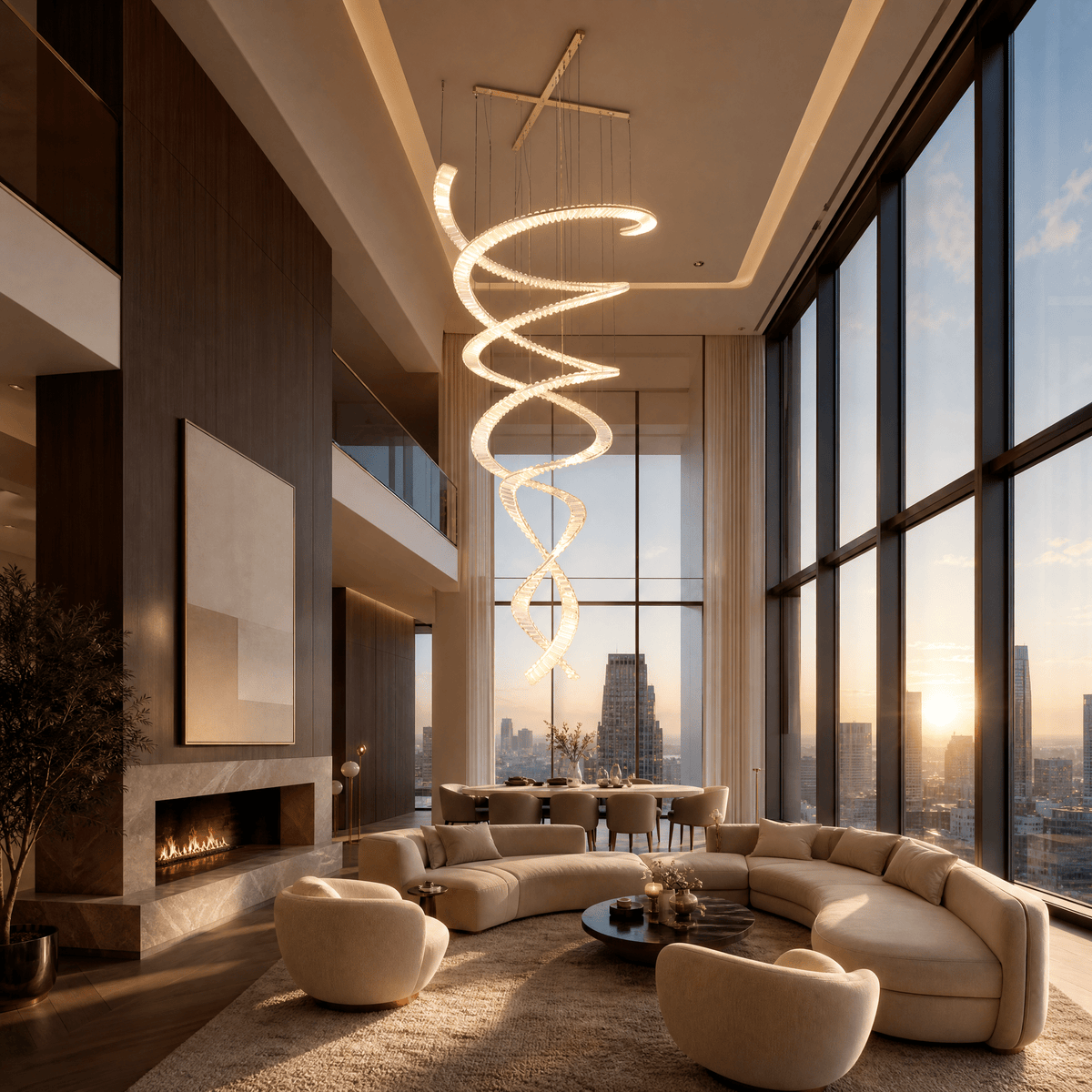 Globo Crystal Halo Chandelier - W1000*1000*H2050mmBlushlighting