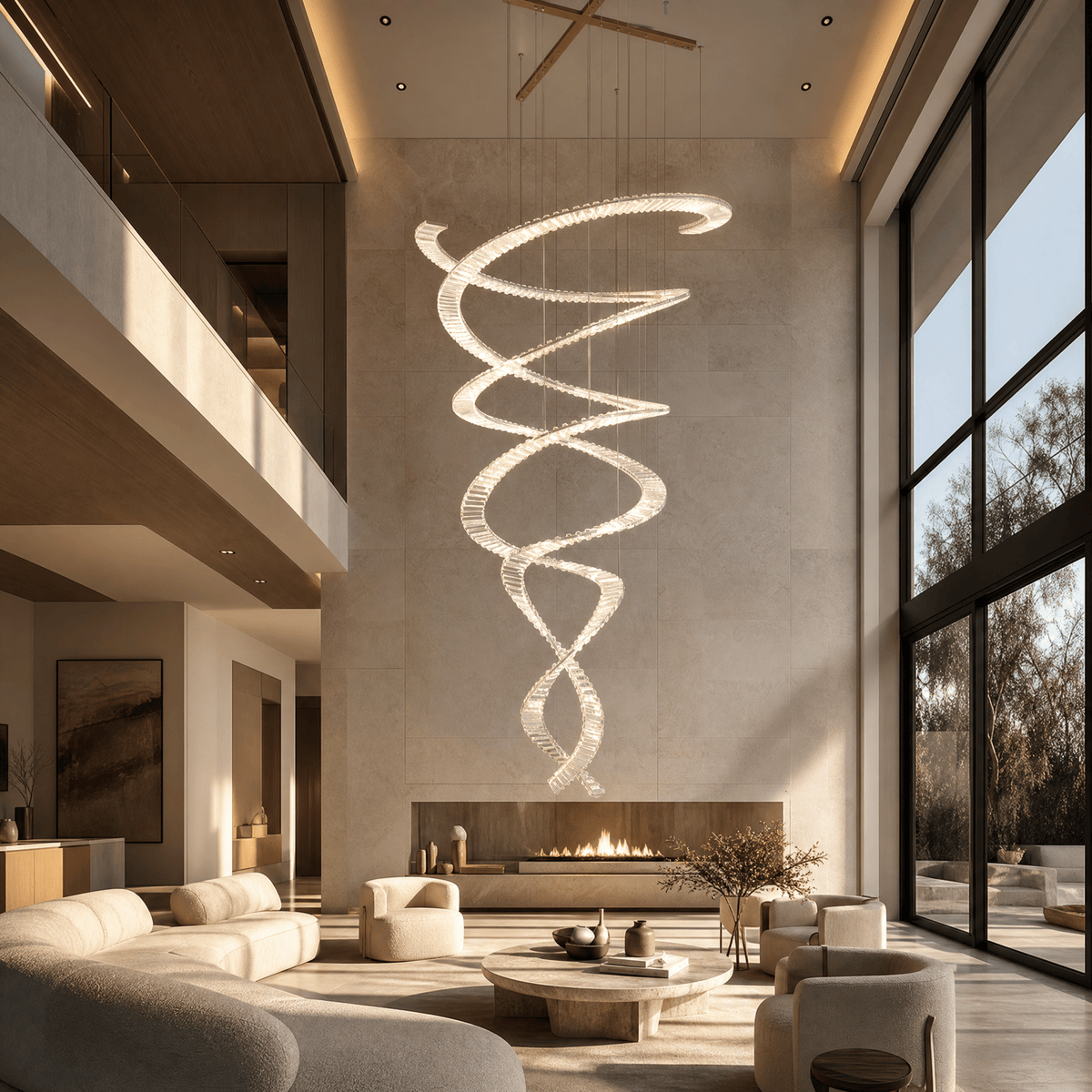 Globo Crystal Halo Chandelier - W1000*1000*H2050mmBlushlighting