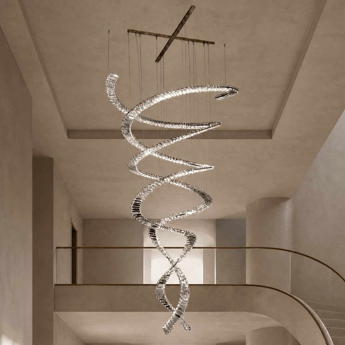 Globo Crystal Halo Chandelier - W1000*1000*H2050mmBlushlighting